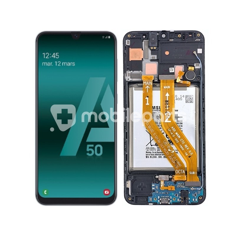LCD + Battery + Frame Samsung SM-A505 A50 (PULLED)