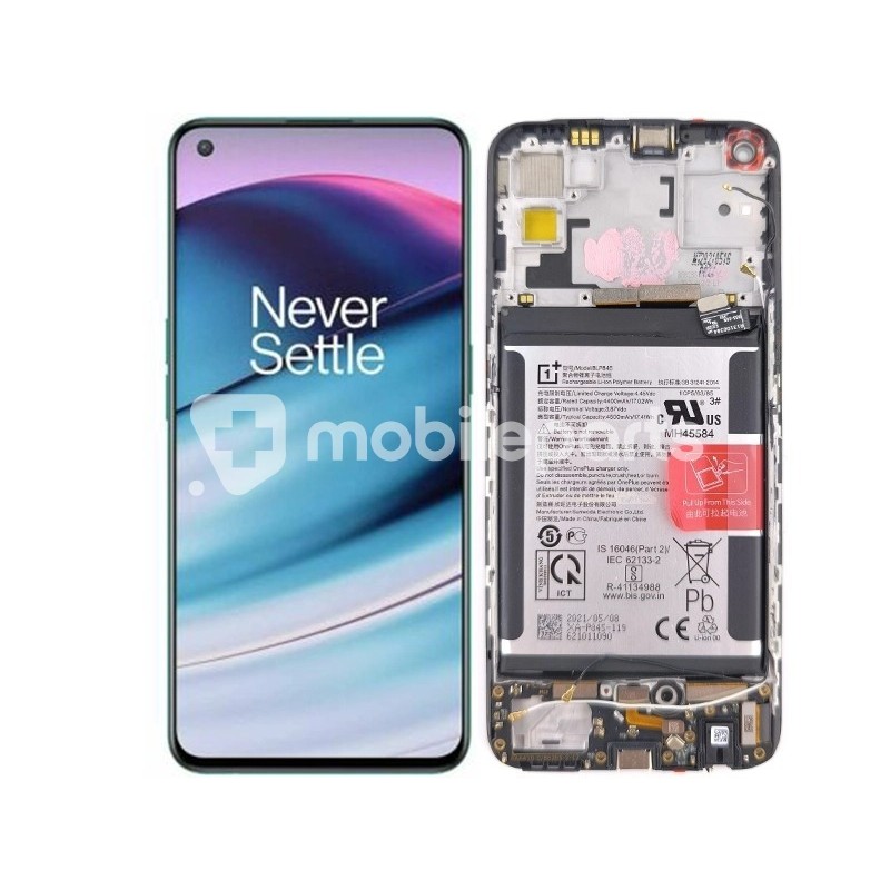LCD + Battery + Frame Full Parts OnePlus Nord CE 5G (PULLED)
