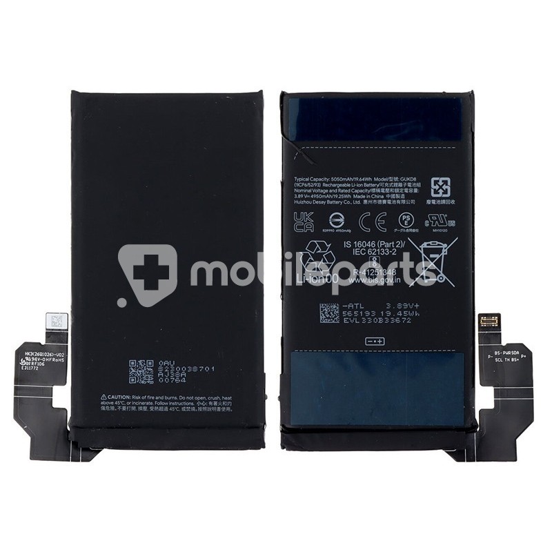 Battery GUKD8 5050mAh Google Pixel 8 Pro NO LOGO