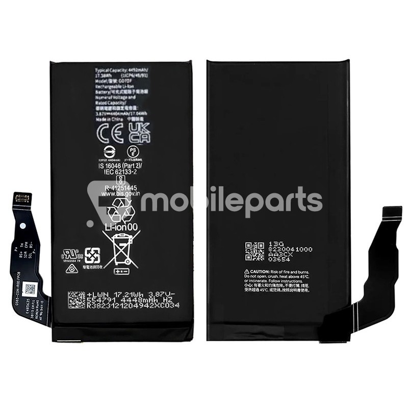 Battery GO7DF 4492mAh Google Pixel 8a NO LOGO