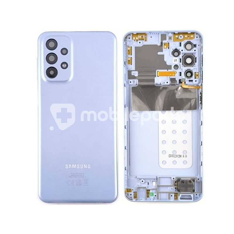 Rear Cover + Middle + Fingerprint Blue Samsung SM-A236 A23 5G (PULLED)