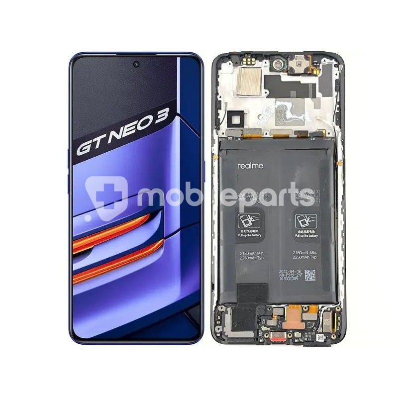 LCD + Battery + Frame Full Parts Realme GT Neo 3 (PULLED)