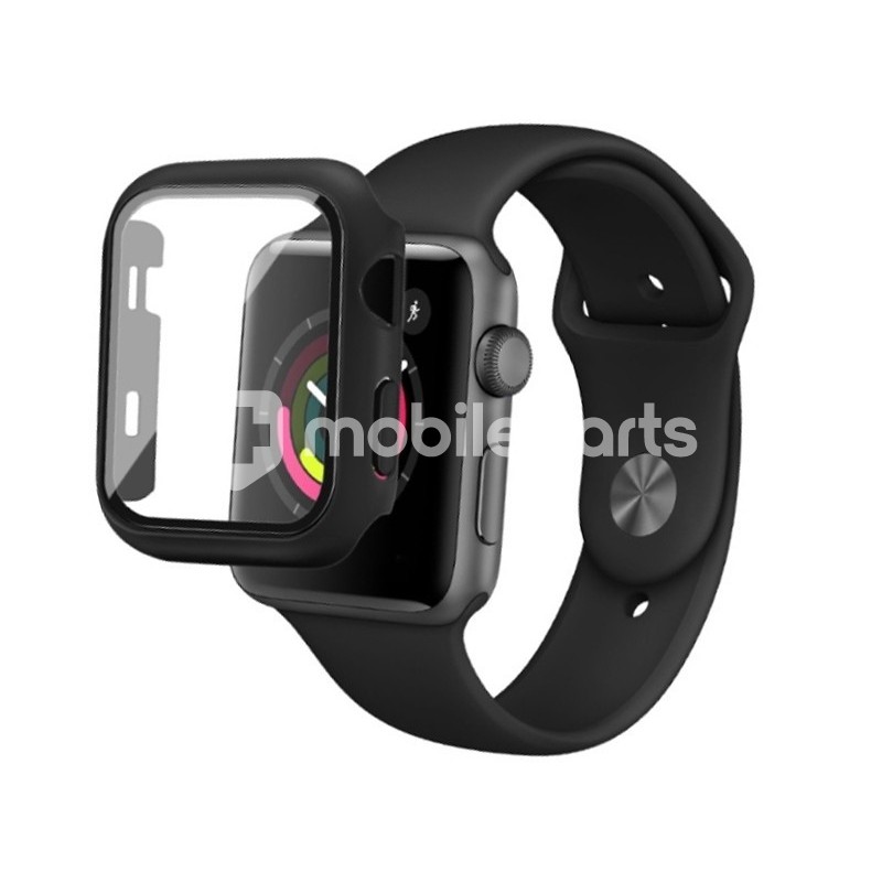 Case Black With Tempered Glass Apple Watch 1 - 2 - 3 (38mm)