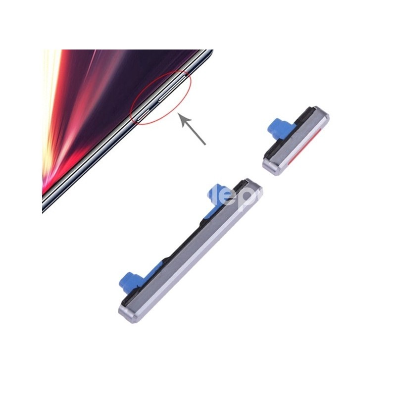 Side Keys Silver Huawei P20 Pro
