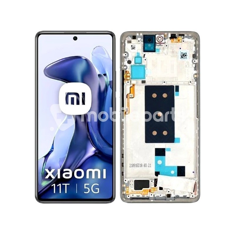 Display Touch + Frame Silver Xiaomi 11T 5G (Ori)