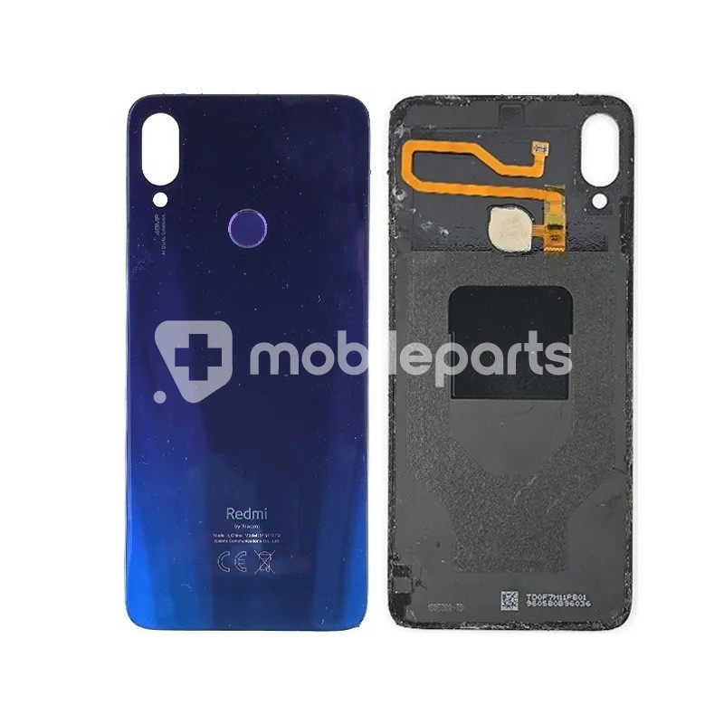 Rear Cover Blue + Fingeprint Xiaomi Redmi Note 7 - 7 Pro (PULLED)