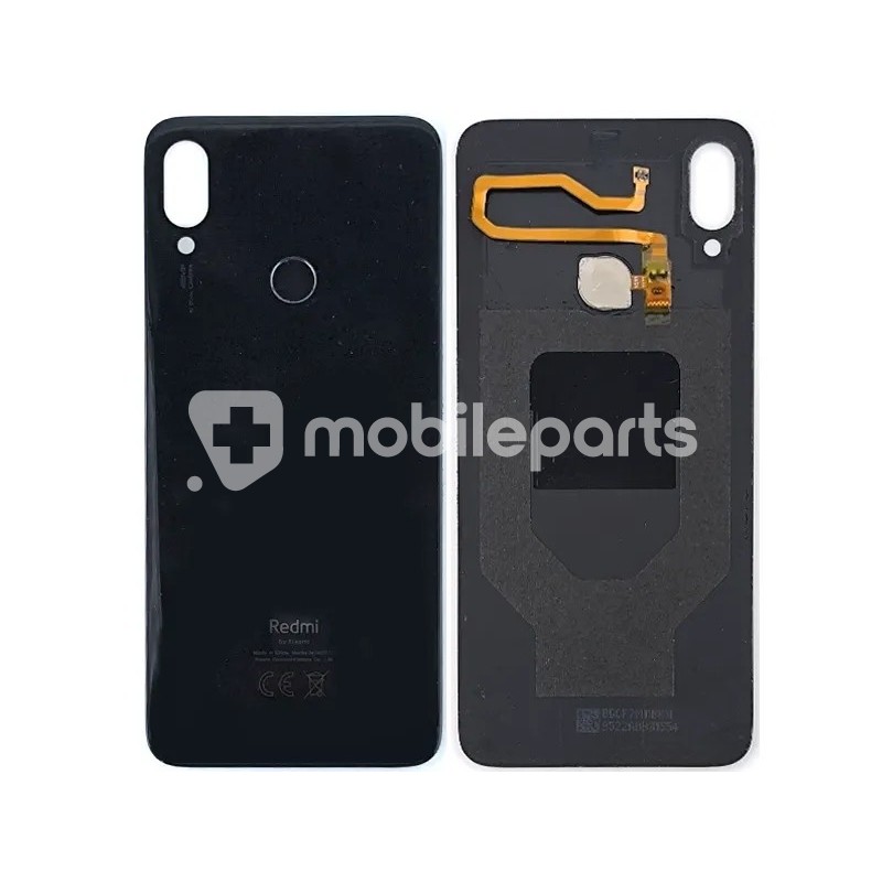 Rear Cover Black + Fingeprint Xiaomi Redmi Note 7 - 7 Pro (PULLED)
