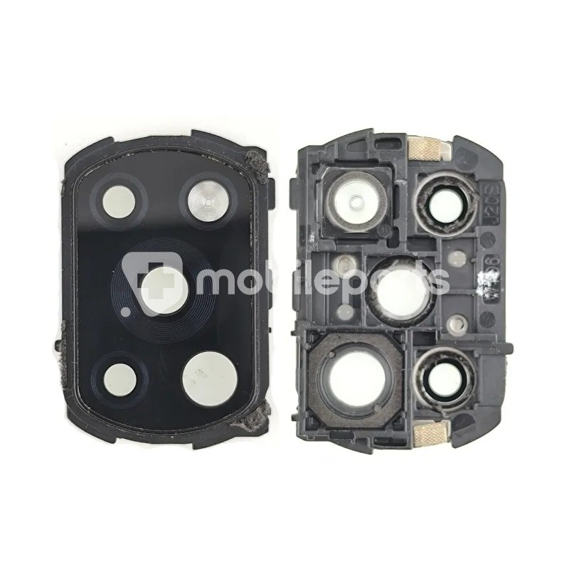 Rear Camera Lens + Frame Black Xiaomi Poco X3 Pro (PULLED)
