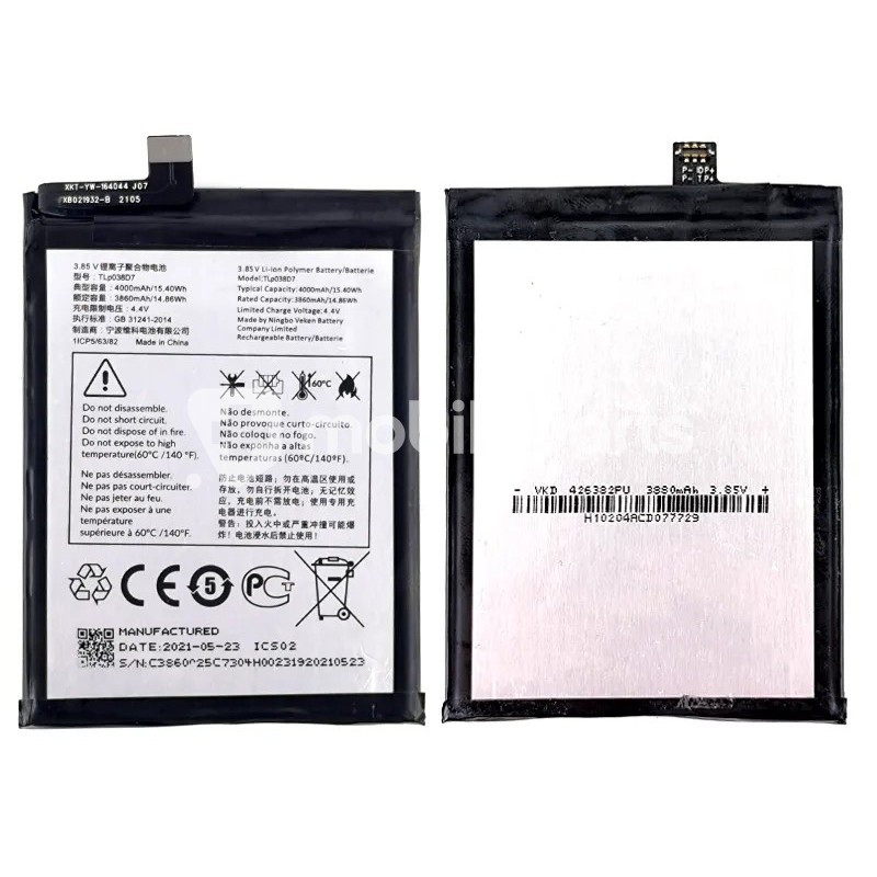Battery TLp038D7 TCL 10L (No Logo)