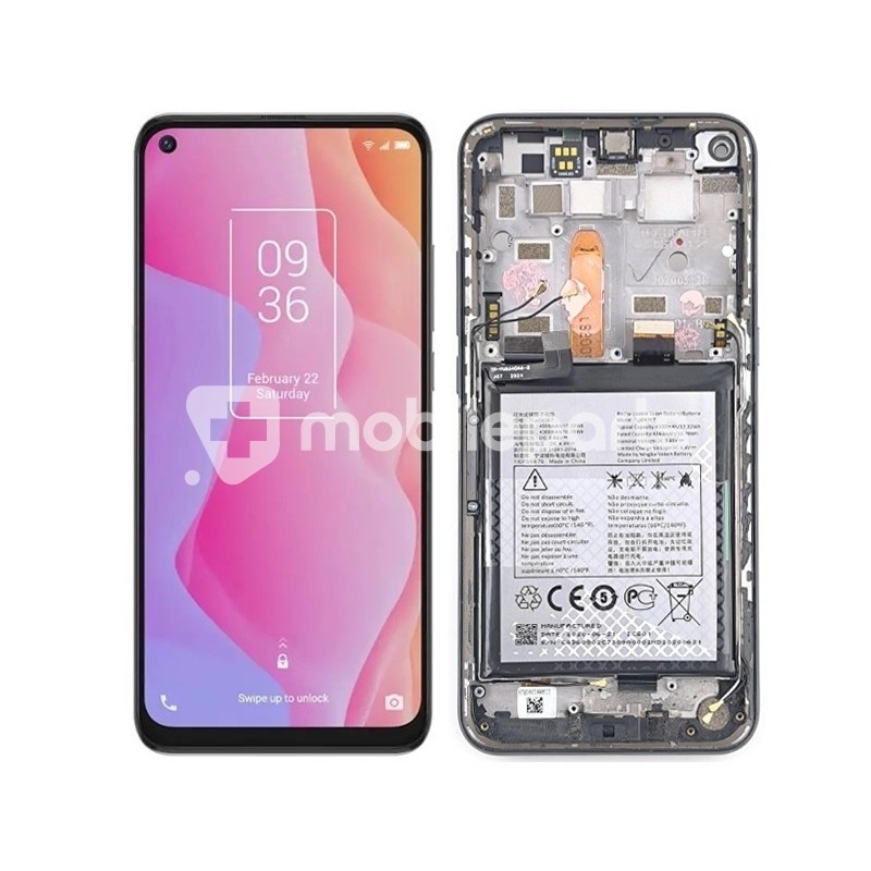 LCD + Battery + Frame Full Parts TCL 10L (PULLED) Grade B