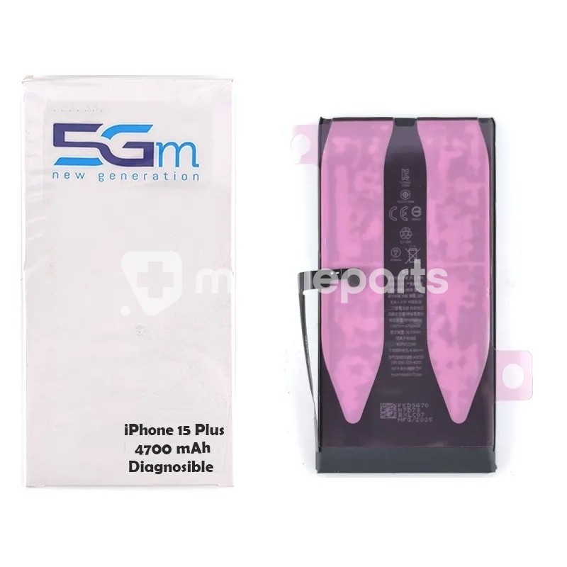 Battery iPhone 15 Plus (Diagnosable High Capacity 4650mAh)