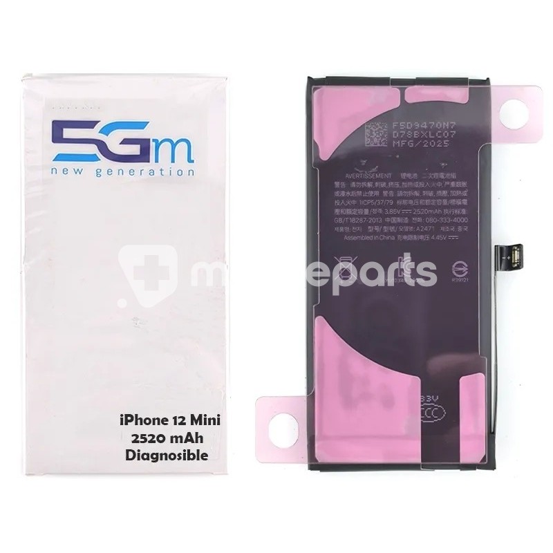 Battery iPhone 12 Mini (Diagnosable High Capacity 2520mAh)