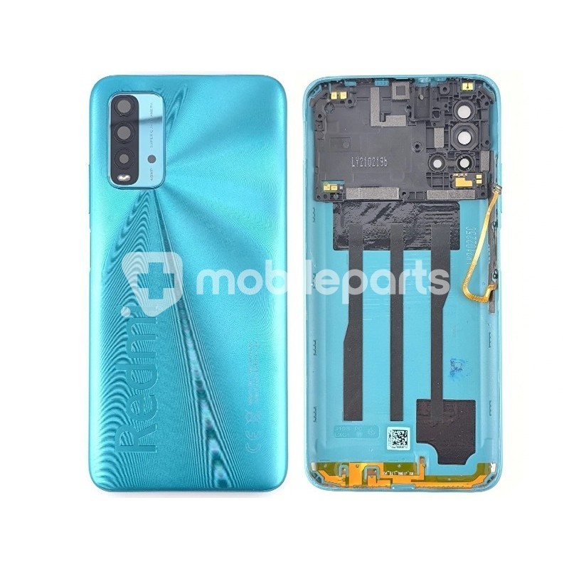 Retro Cover + Fingerprint + Camera Lens Ocean Green Xiaomi Redmi 9T (PULLED)