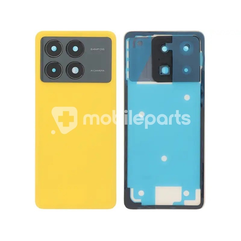 Rear Cover Yellow Xiaomi Poco X6 Pro No Logo