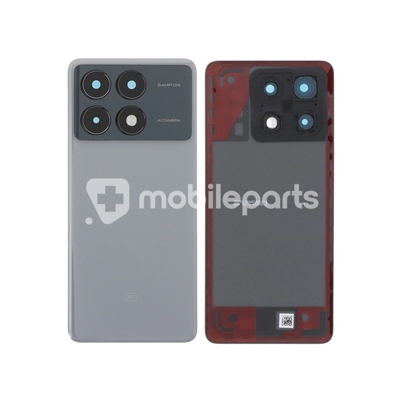 Rear Cover Gray Xiaomi Poco X6 Pro No Logo