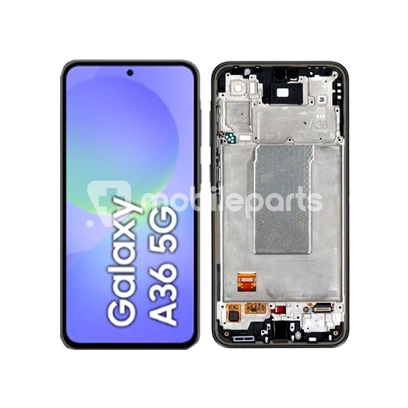 Display Touch + Frame Awesome Black Samsung SM-A366 A36 5G Ori