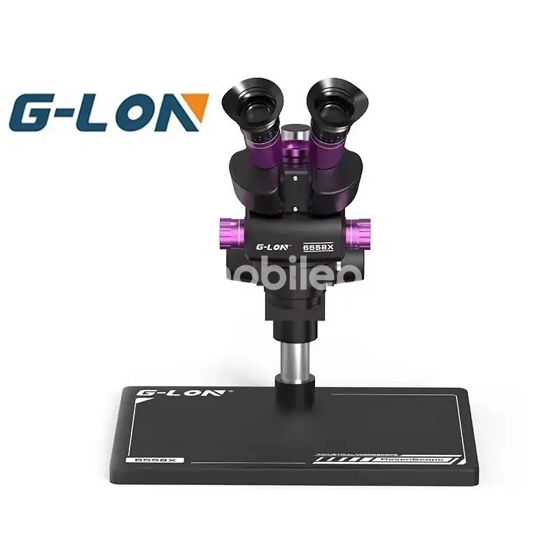 G-Lon Trinocular Microscope 6.5-58X