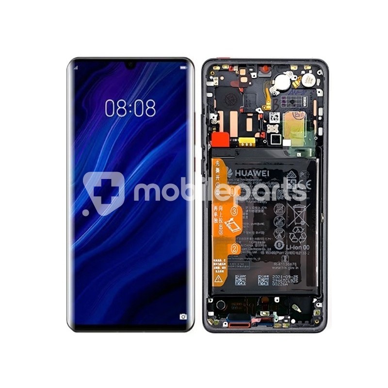 LCD + Batteria + Frame Black Huawei P30 Pro (Ori)