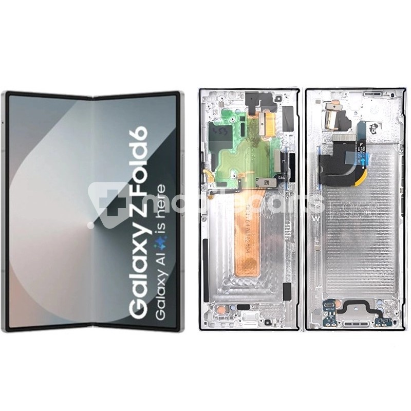 Display Touch + Frame White Samsung SM-F956 Fold6 (Ori)