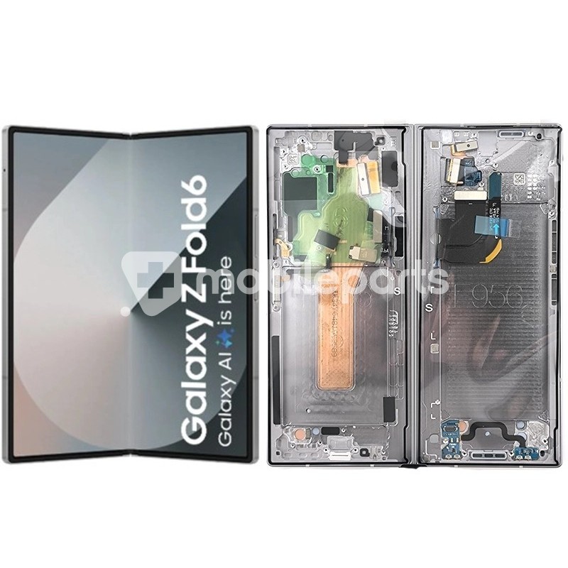 Display Touch + Frame Silver Shadow Samsung SM-F956 Fold6 (Ori)
