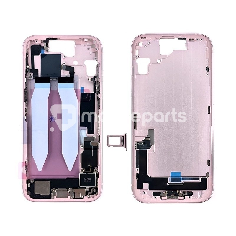 Middle Frame Full Parts Pink iPhone 15