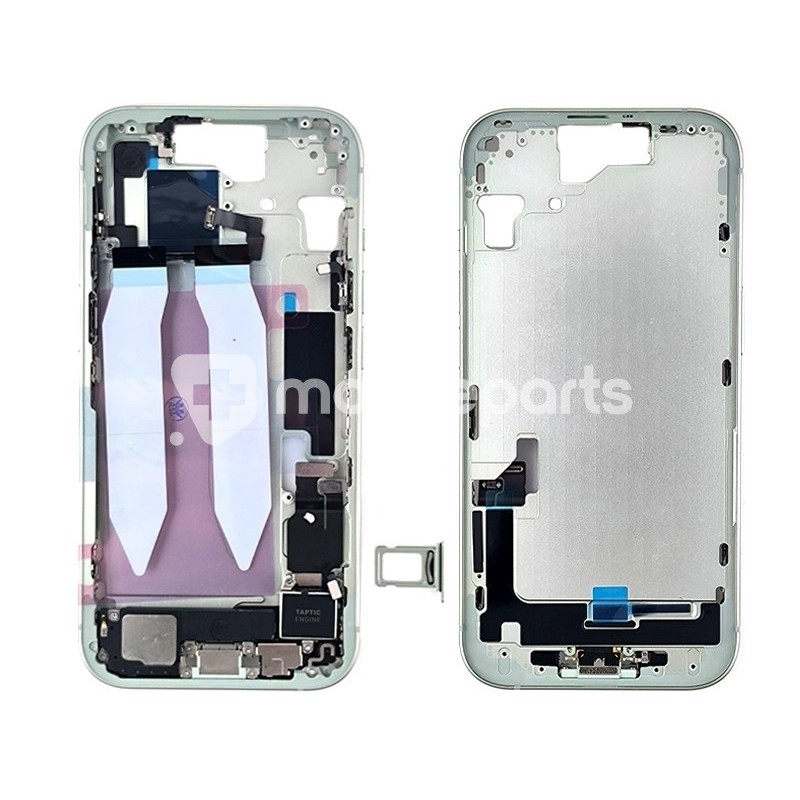 Middle Frame Full Parts Green iPhone 15