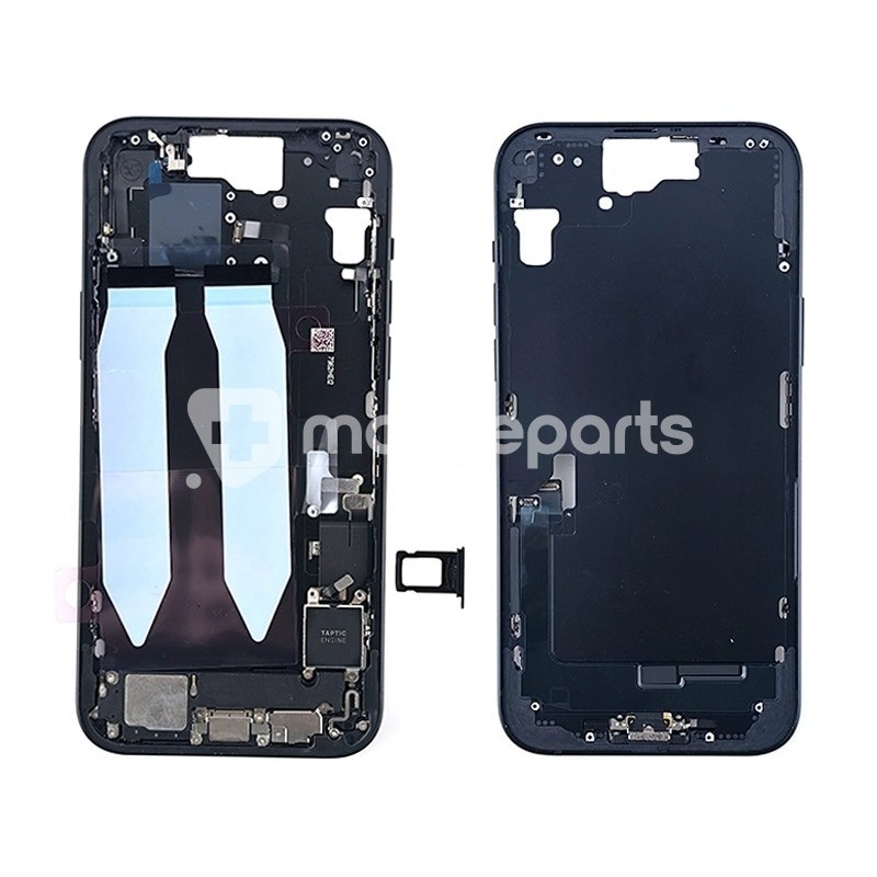 Middle Frame Full Parts Black iPhone 15 Plus