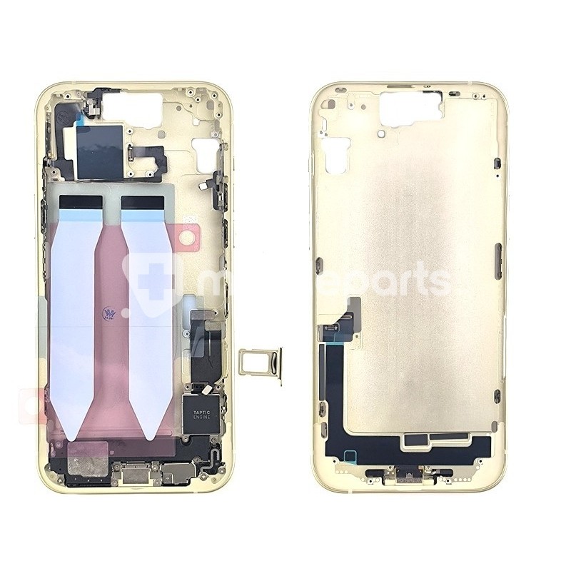 Middle Frame Full Parts Yellow iPhone 15 Plus