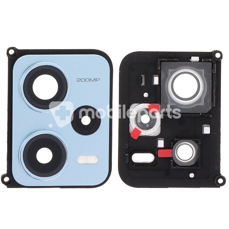 Rear Camera Lens + Frame Sky Blue Xiaomi Redmi Note 12 Pro+ 5G