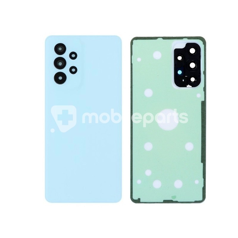 Rear Cover Blue + Adhesive + Rear Camera Lens Samsung SM-A536 A53 5G (No Logo)