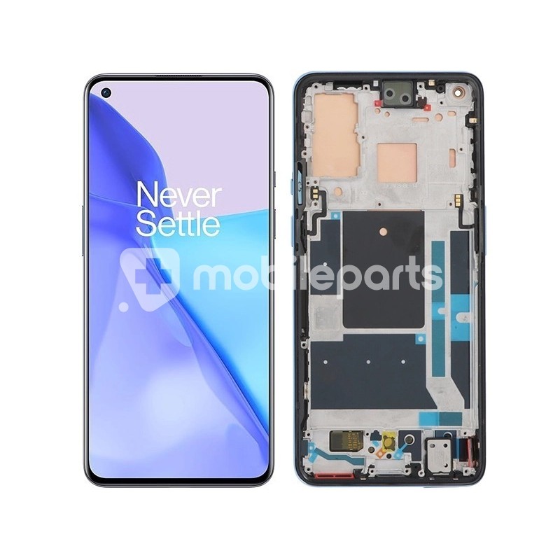 Display Touch + Frame Blue OnePlus 9 (PULLED)