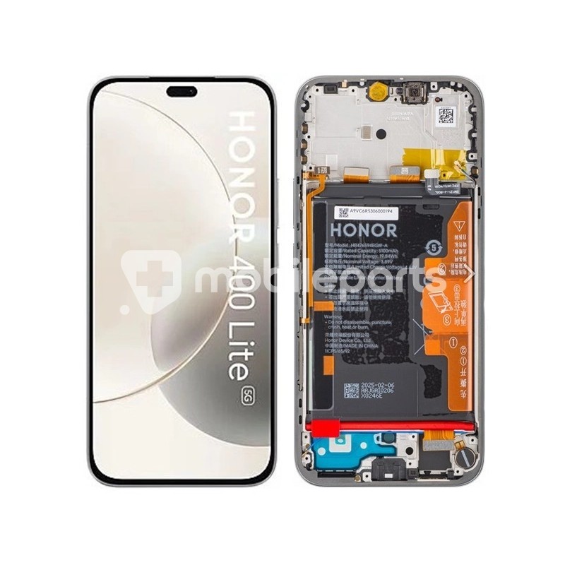 LCD + Battery + Frame Velvet Grey Honor 400 Lite (Ori)