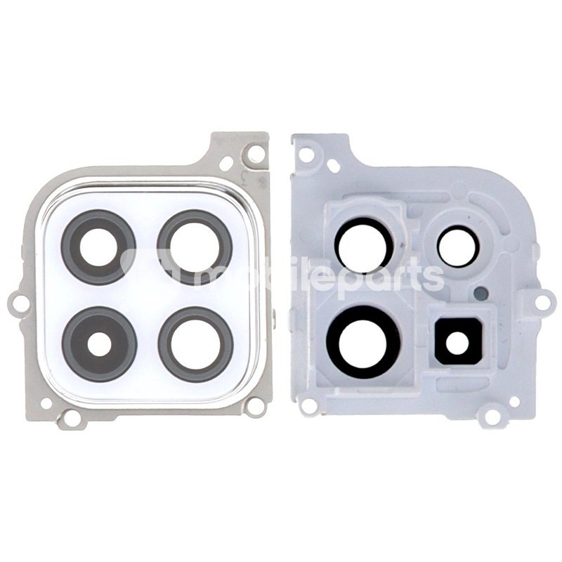 Rear Camera Lens + Frame White Samsung SM-A226 A22 5G