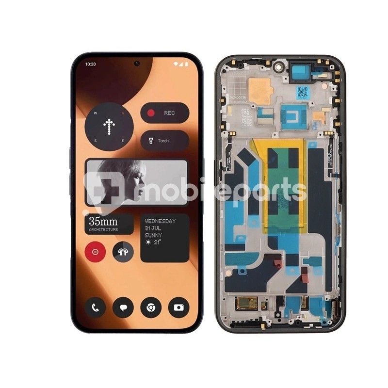 Display Touch + Frame Black Nothing Phone 2A Plus (PULLED)