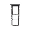Dual Sim Card Reader Black ZTE Blade A75 4G