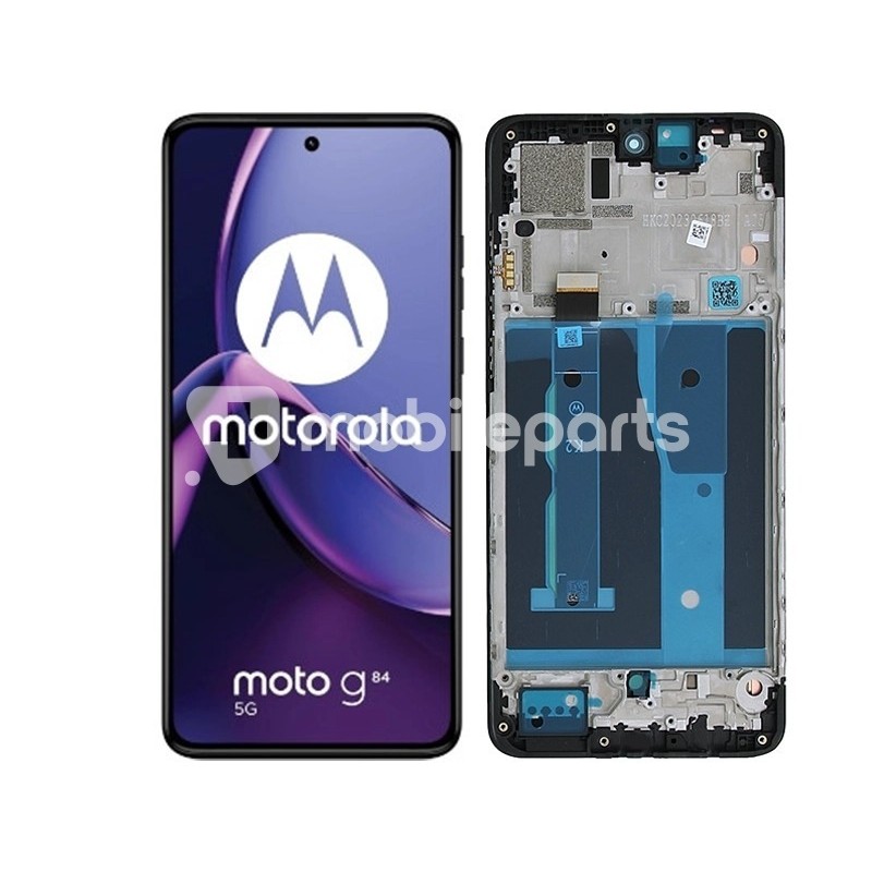 Display Touch + Frame Black Moto G84 (Ori)