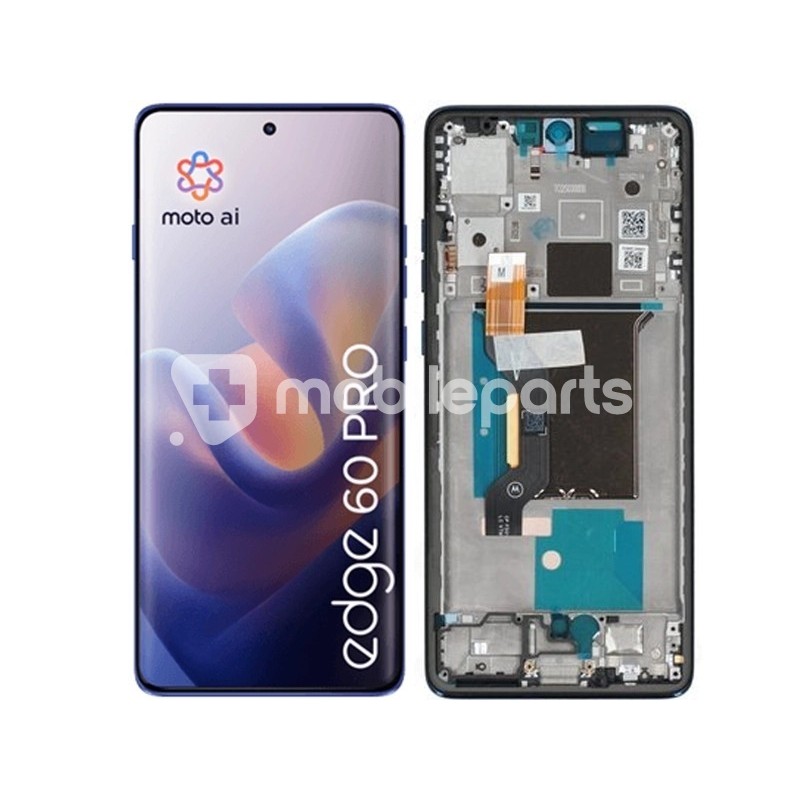 Display Touch + Frame Blue Moto Edge 60 (Ori)