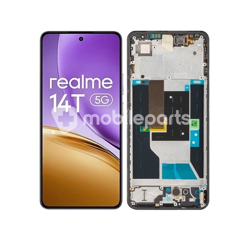 Display Touch + Frame Obsidian Black Realme 14T (Ori)
