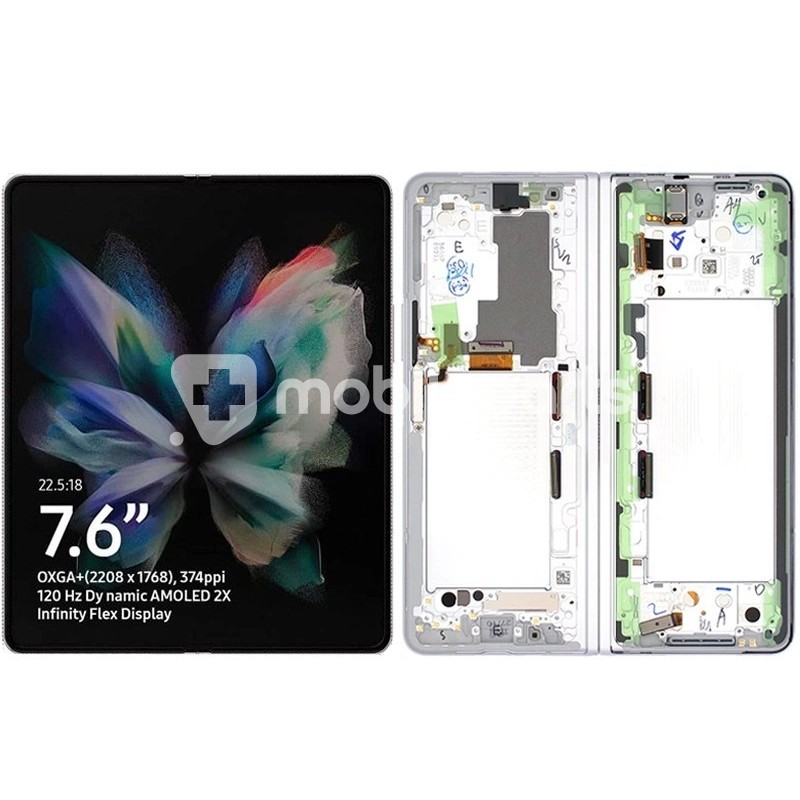 Display Touch + Frame Phantom Silver Samsung SM-F926 Fold3 5G Ori