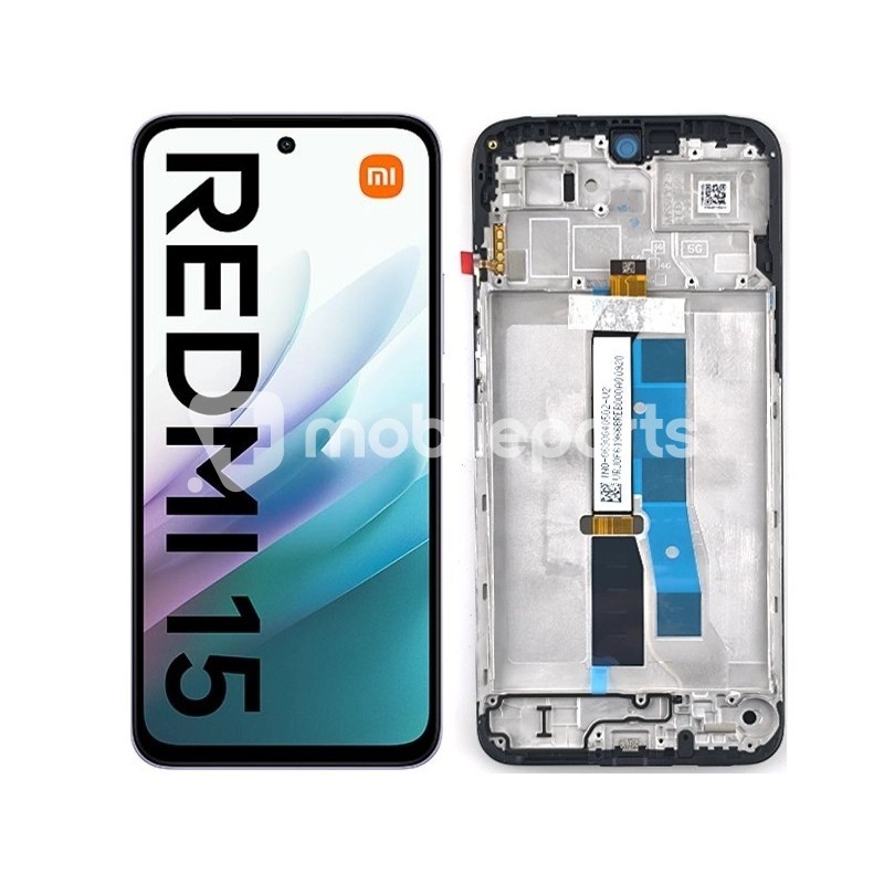 Display Touch + Frame Black Xiaomi Redmi 15 4G - Poco M7 4G (Ori)