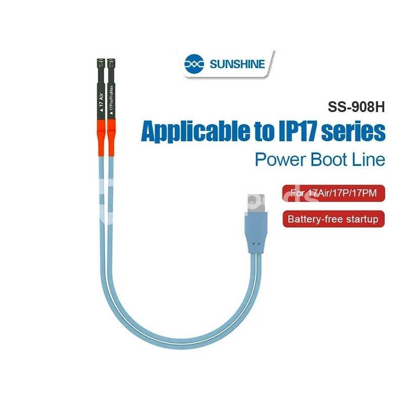Sunshine SS-908H Power Boot Cable iPhone Air 17 - 17 Pro -17 Pro Max