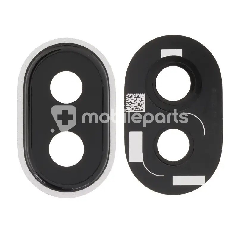 Rear Camera Lens + Frame Silver Google Pixel 9A