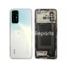 Rear Cover + Frame + Fingerprint White Xiaomi Redmi Note 11 Pro 4G (PULLED)