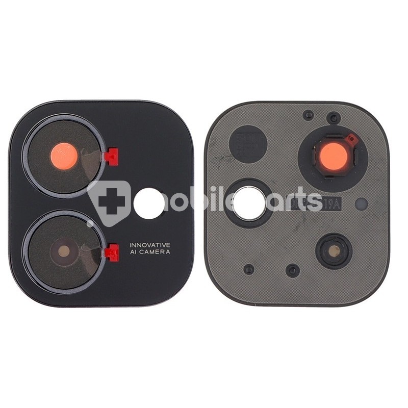 Rear Camera Lens + Frame Black OPPO A40m