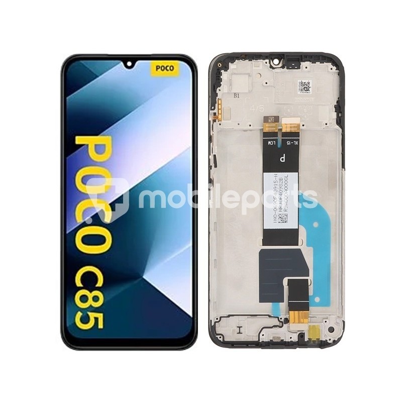 Display Touch + Frame Black Xiaomi Poco C85 4G (IPS)