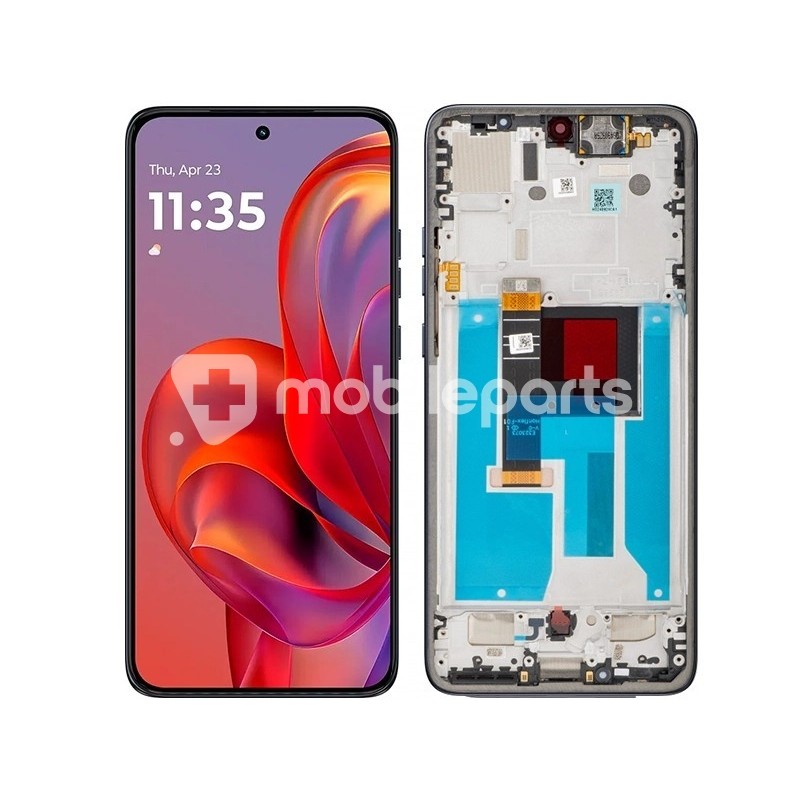 LCD + Frame Black Moto Edge 60 Neo (Ori)