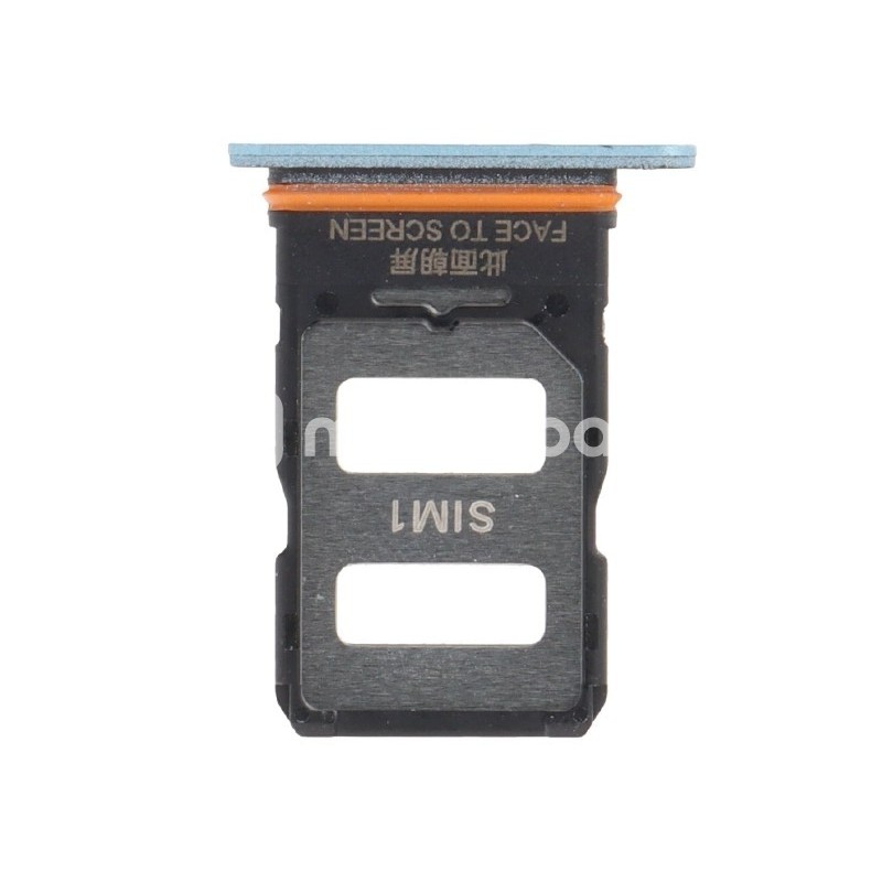 Dual Sim Card Tray Blue Xiaomi Poco X6