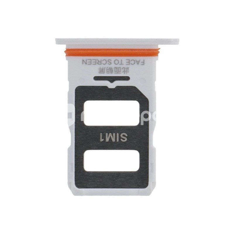 Dual Sim Card Tray White Xiaomi Poco X6