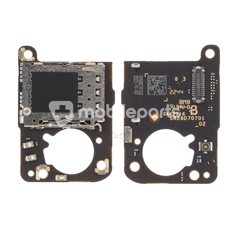 SIM Card Reader + Board Moto Edge 40 (PULLED)