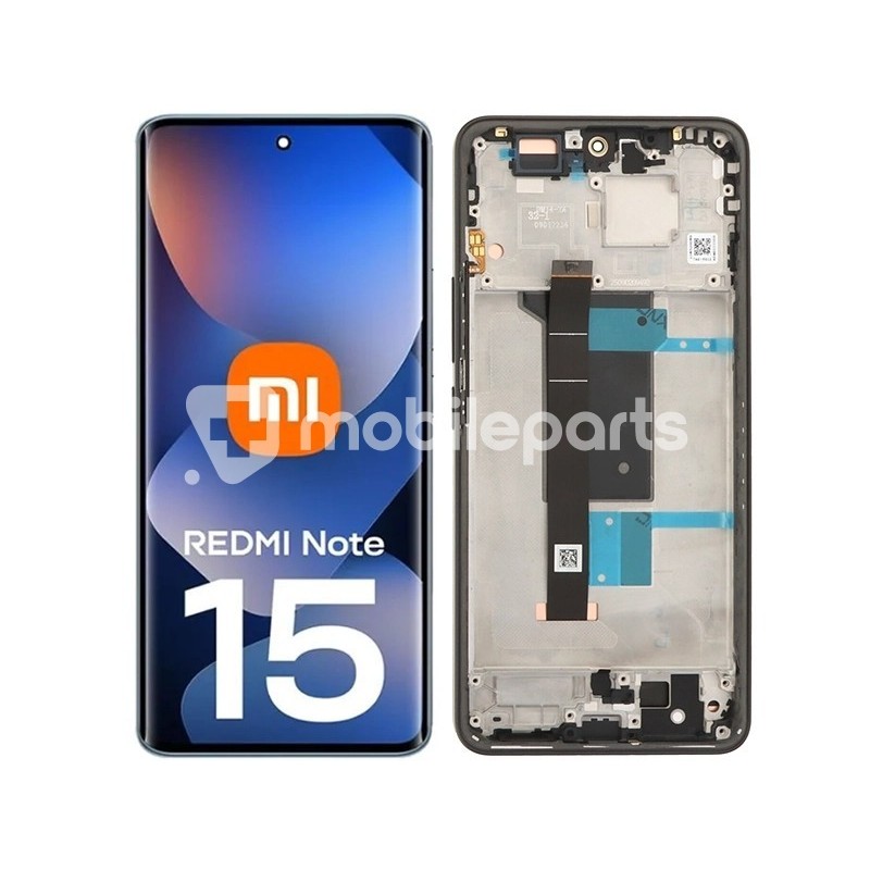 Display Touch + Frame Black Xiaomi Redmi Note 15 Pro 4G (PULLED)